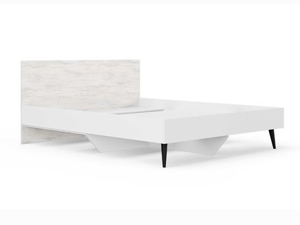 Кровать Сонум Ines Ясмунд + белый 200х190
