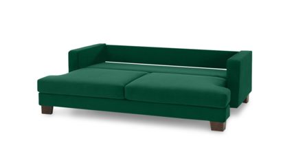 Диван Фиеста Мебель Марсель велюр Vivaldi 11 темно-зеленый Длина 220 см