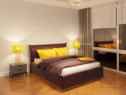 Кровать Nuvola Sicilia Next 103 (с основанием) 90х200