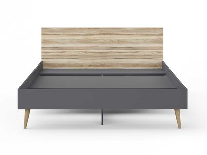 Кровать Сонум Ines Ясень ориноко + графит 90х200