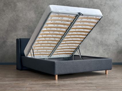 Кровать Сонум Barcelona Кашемир Горчичный (с подъемным механизмом) 180х200