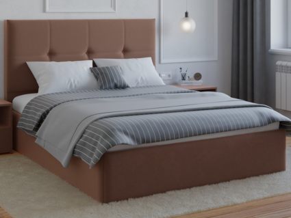 Кровать Lonax Алегра велюр Dolly-13 (с подъемным механизмом)