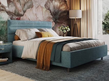 Кровать Сонум Linda Экокожа Белая 120х190