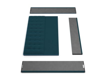 Кровать Lonax Аврора велюр Dolly-3 140х190