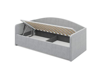 Кровать Сонум Uno Рогожка Мокко (с подъемным механизмом) 90х190