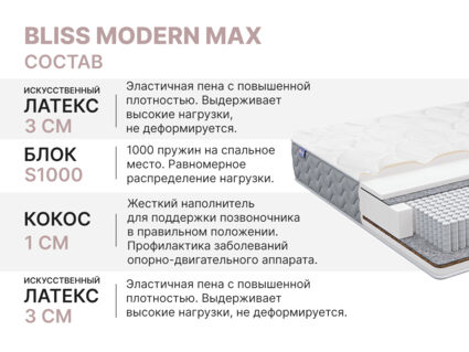 Матрас Димакс Bliss Modern max 60х120