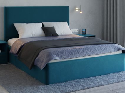 Кровать Lonax Фелиса велюр Dolly-17 (с подъемным механизмом) 120х190