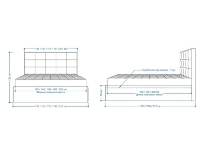 Кровать Lonax Адель велюр Dolly-3 (с подъемным механизмом) 180х190