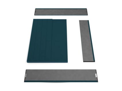 Кровать Lonax Кармела велюр Dolly-13 (с основанием) 160х200