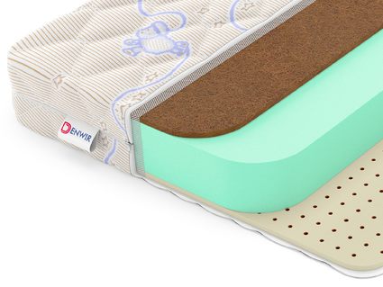 Матрас Denwir BABY SPRINGLESS ECO HARD SOFT 12 53