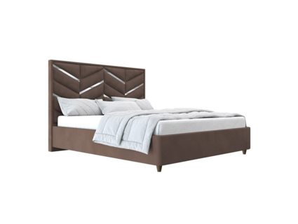 Кровать Beautyson Astrid велюр Formula 225 коричневый (с подъемным механизмом) 276