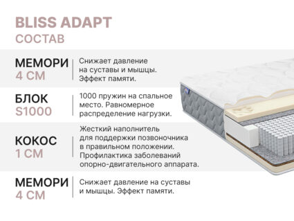 Матрас Димакс Bliss Adapt 140х190
