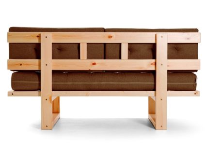 Диван Арско Торн-М двухместный коричневый Длина 140 см