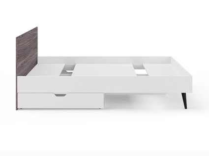 Кровать Сонум Ines Ясень анкор + белый 90х190