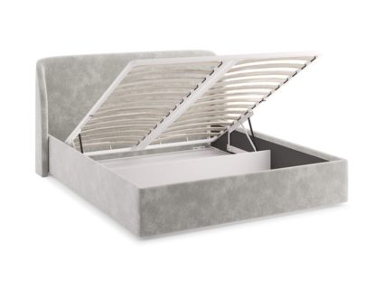 Кровать Сонум Nicole Рогожка Графит (с подъемным механизмом) 120х200