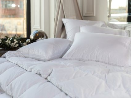 Подушка German Grass White Familie Down средняя 50х70