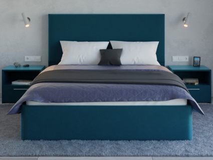 Кровать Lonax Фелиса велюр Dolly-17 (с подъемным механизмом) 120х190