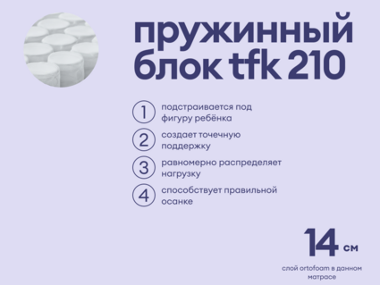 Матрас Базилик Бэби Мун 80х160