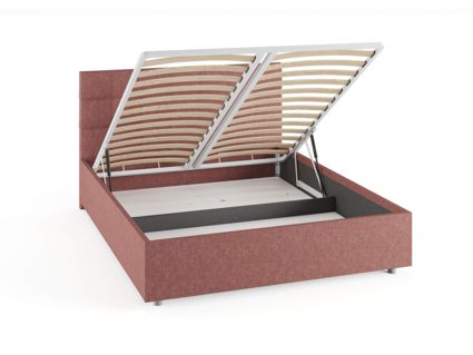 Кровать Сонум Tivoli Рогожка Мокко (с подъемным механизмом) 160х190