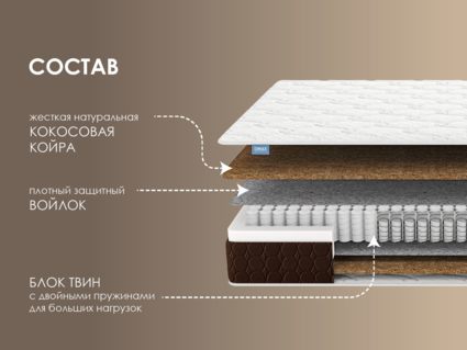 Матрас Димакс Твин Хард 54