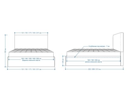 Кровать Lonax Фелиса велюр Dolly-17 (с подъемным механизмом) 120х190