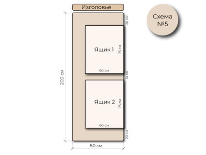 Кровать Mr.Mattress Site Box экокожа Black 90х190