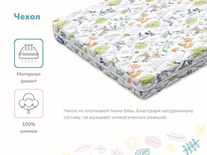 Матрас Димакс Дрёмушка Лайт х/б 80х200