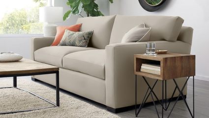 Диван Фиеста Мебель Непал велюр Vivaldi 24 темно-коричневый Длина 215 см