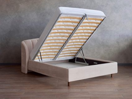 Кровать Сонум Valencia Экокожа Белый (с подъемным механизмом) 140х200