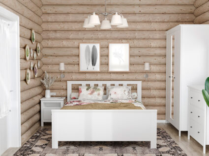 Кровать Гуд Лакк Сага белая 160х200