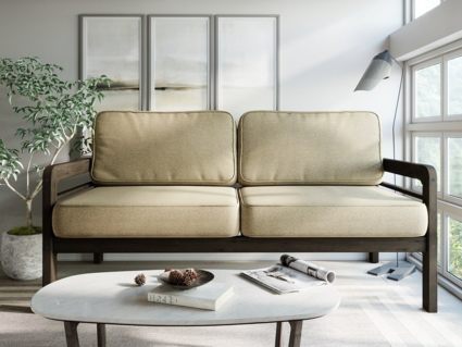 Диван Арско Бергер трехместный бежевый