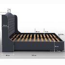Кровать Sleeptek Premier 5 Велюр 15 (с подъемным механизмом) 200х200