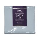 Простыня Primavelle на резинке Satin Luxe (дымчато-синяя) 200х220