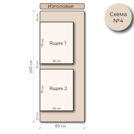 Кровать Mr.Mattress Site Box велюр Grey 140х195
