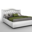 Кровать Sleeptek Premier 6 Экокожа White (с подъемным механизмом) 120х190