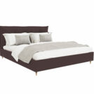 Кровать Beautyson Doris велюр Formula 238 коричневый 180х190