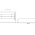 Кровать Димакс Норма + Агат с подъемным механизмом 140х200