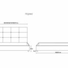 Кровать Димакс Норма Агат с подъемным механизмом 140х200